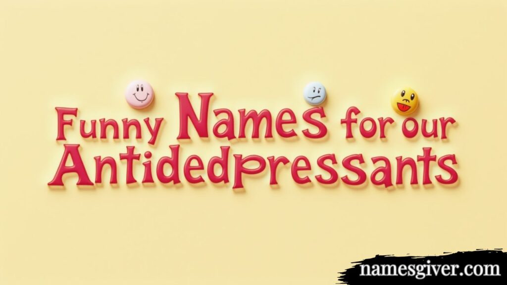 Funny Names for Antidepressants