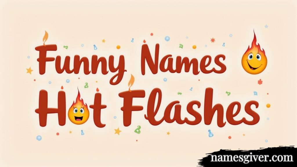 Funny Names for Hot Flashes