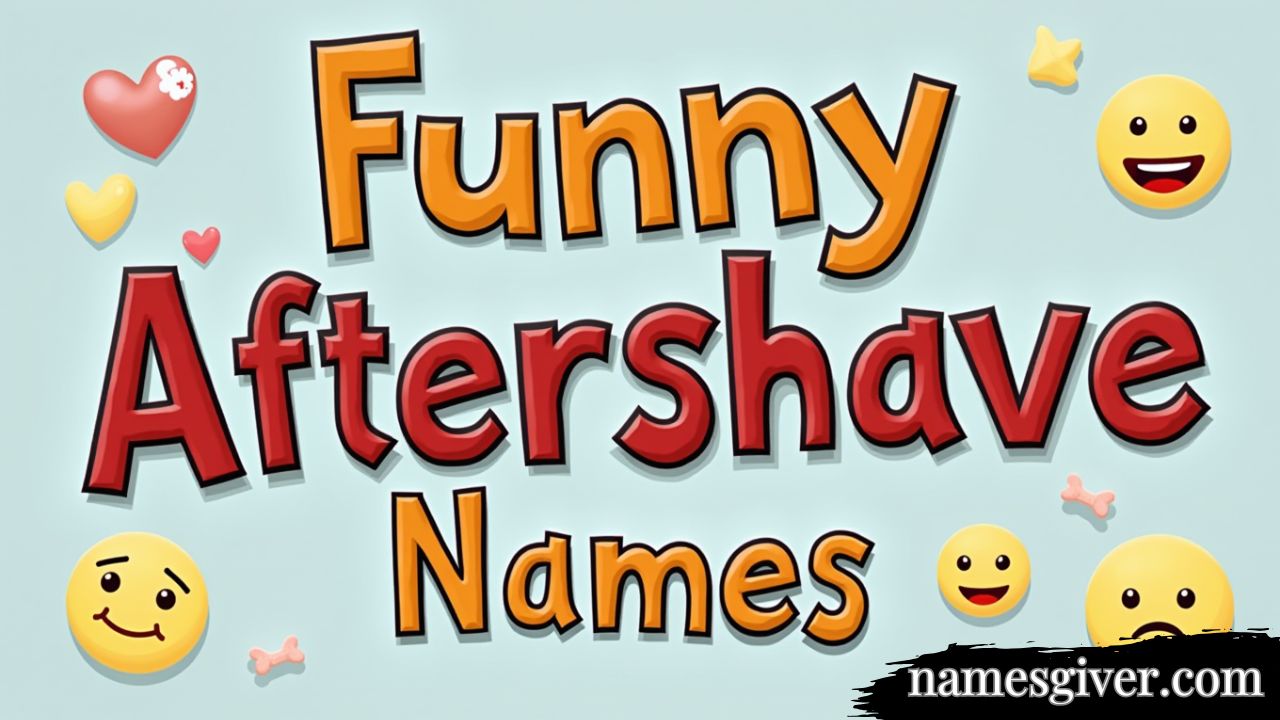 Funny Aftershave Names