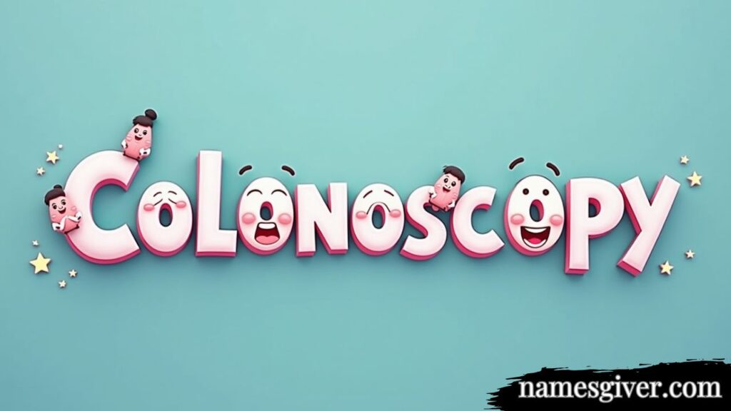 Funny Names for Colonoscopy