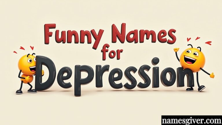 Funny Names for Depression