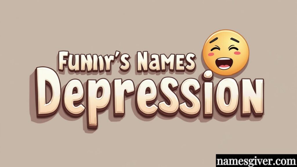 Funny Names for Depression