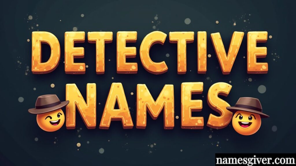 Detective Names